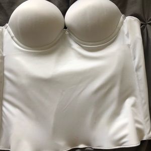 White Torsolette bra